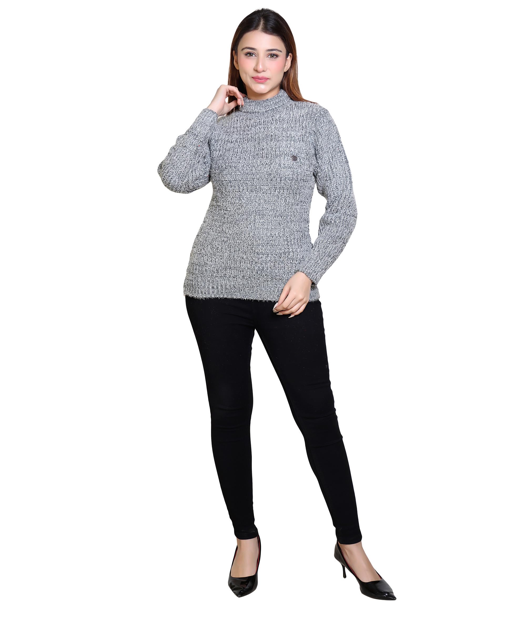 grand line Women's Woolen High Neck Innerwear Sweater Pullovers Skivvy for Winters |-picture-50