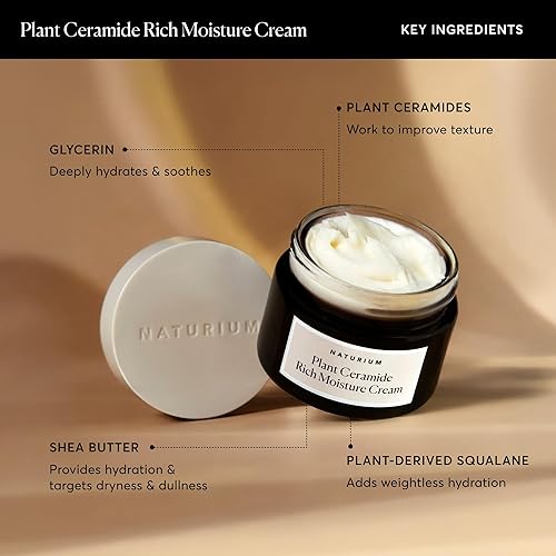 Miniatura 5 de Naturium Plant Ceramide Rich Moisture Cream - Crema hidratante y antienvejecimiento 17 onzas