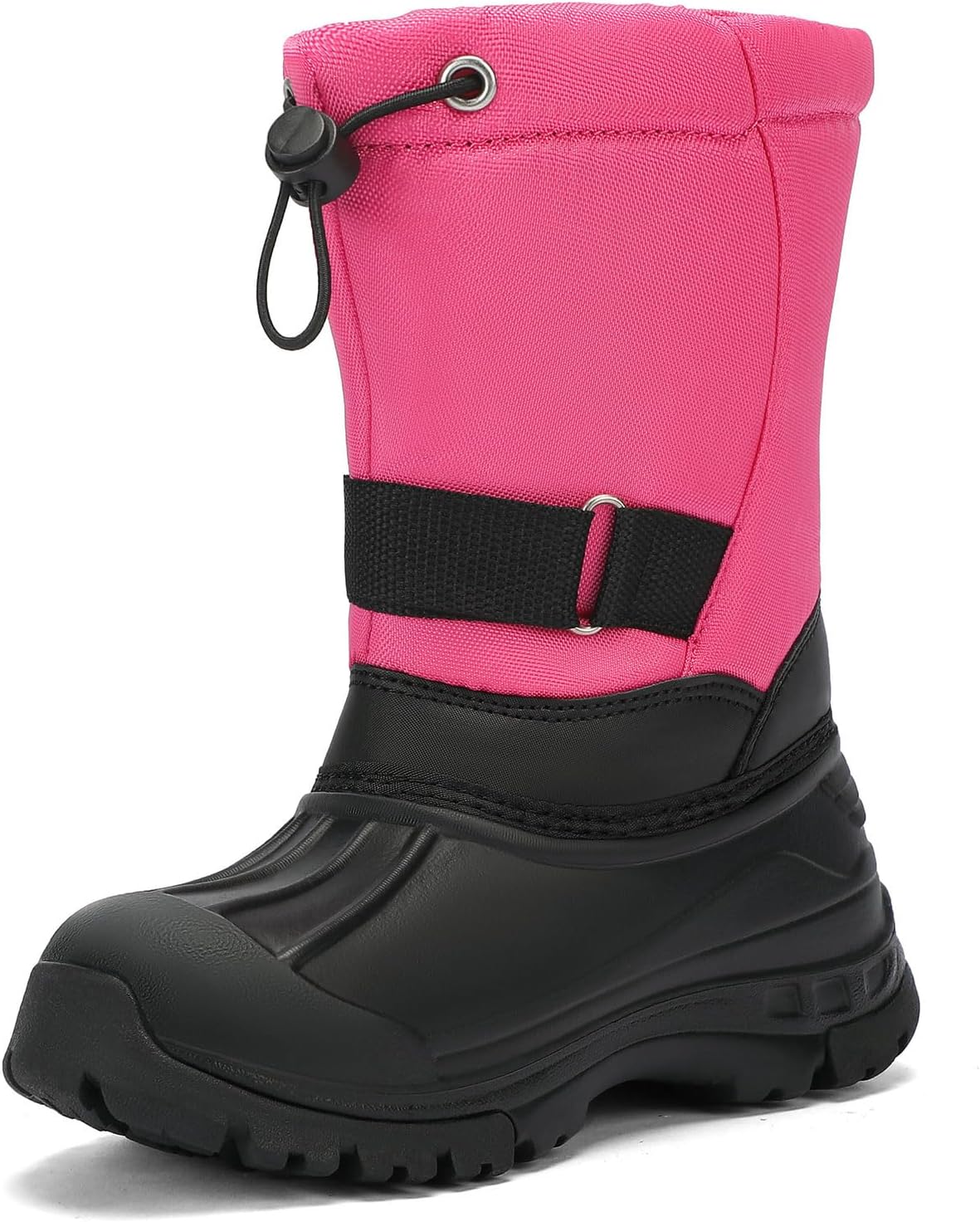 koppu Boys Girls Snow Boots Kids' Waterproof Snow Boots for Winter Slip Resistant Cold Weather Shoes