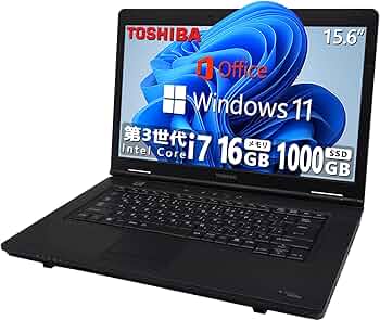 Amazon.co.jp: 【整備済み品】 東芝 ノートPC/15.6型/CPU:高速第