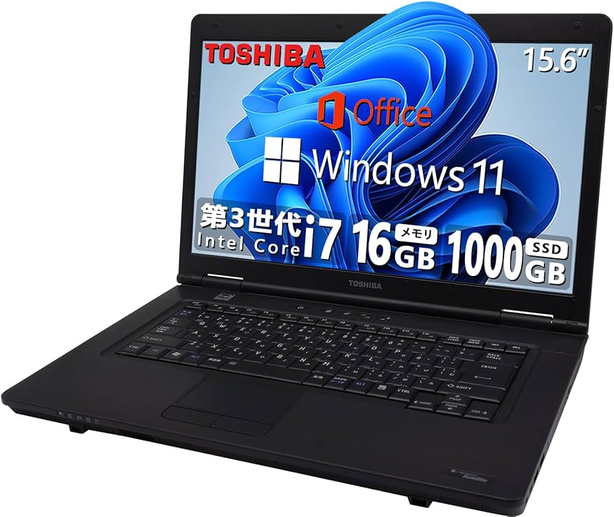 爆速win11/TOSHIBA/SSD 512GB/第7世代Core i7