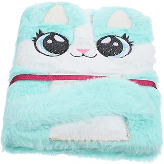 CRAFTHROU Cadernos De Notas Bloco De Notas Bloco De Notas Diário Com Capa De Pelúcia Caderno Para Notas Diário Caderno Fofo Fofo Caderno De Pelúcia Diário Prêmio Presente Pequeno Caderno