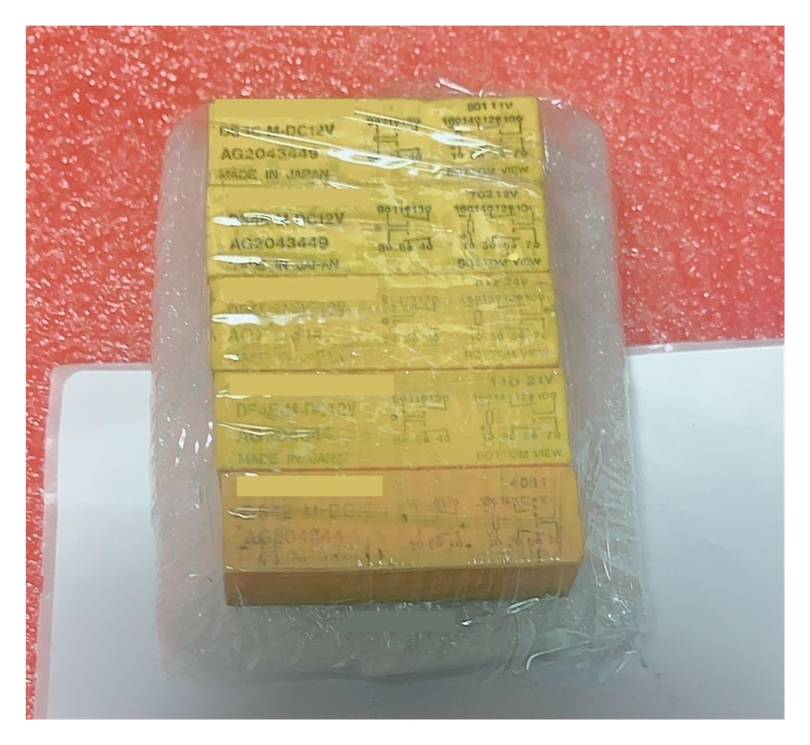 Relay DS4E-M-DC12V 12VDC lot de 5 pièces pour circuit imprimé
