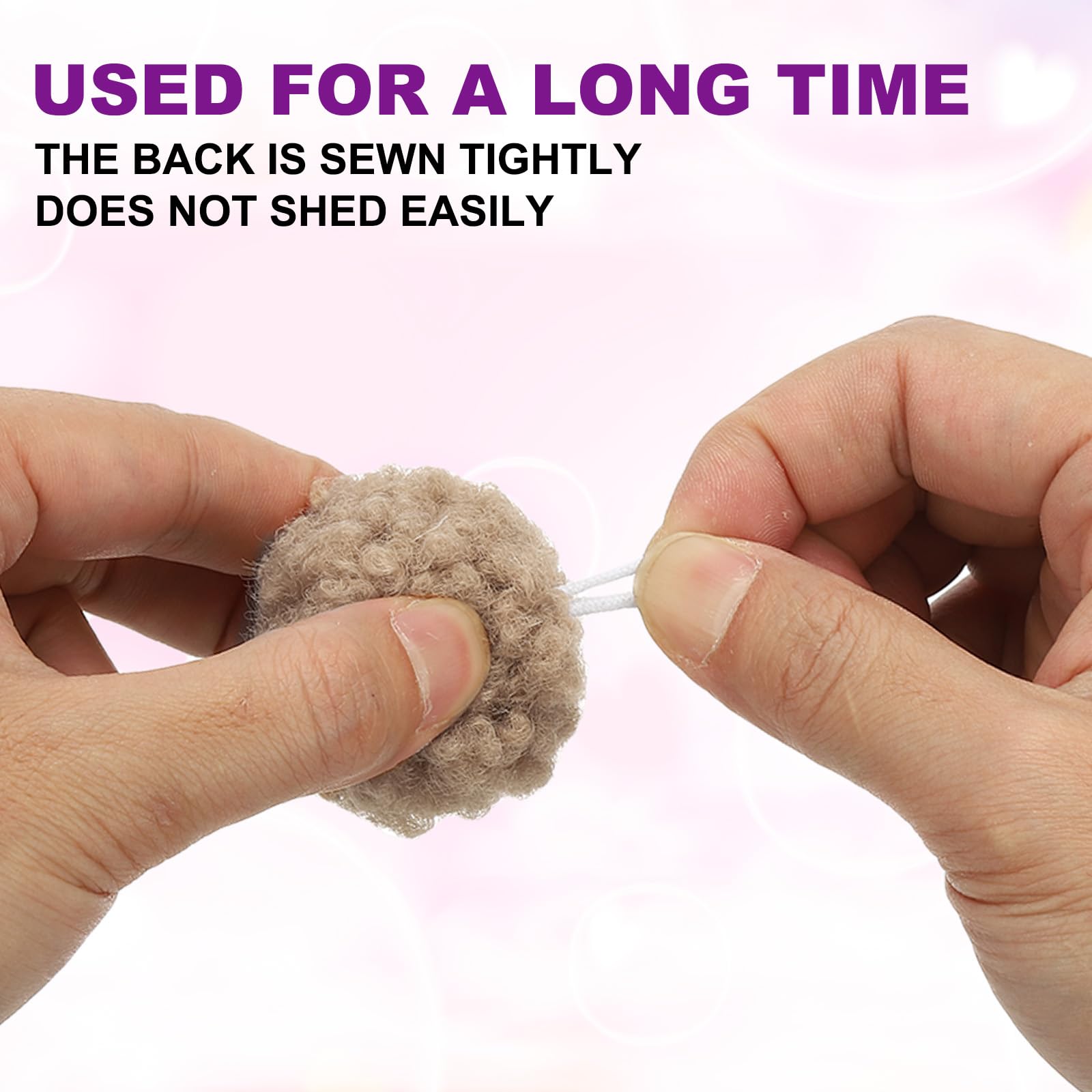 PATIKIL 6 Pcs Crafts Pom Poms Balls - Image 3
