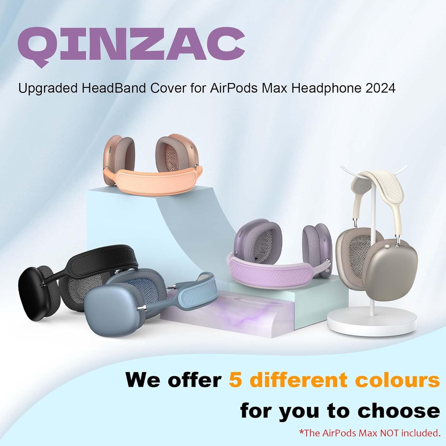 المميز - غطاء سماعة ايربودز ماكس من كينزاك ، وسادة مريحة من ال... - view 1