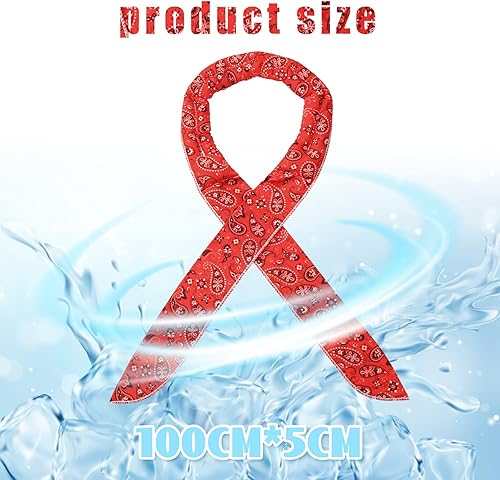 Miniatura 2 de 6 unidades de enfriamiento para el cuello, bufanda de enfriamiento para el cuello, bandana de enfriamiento para mujeres y hombres, clima caliente,