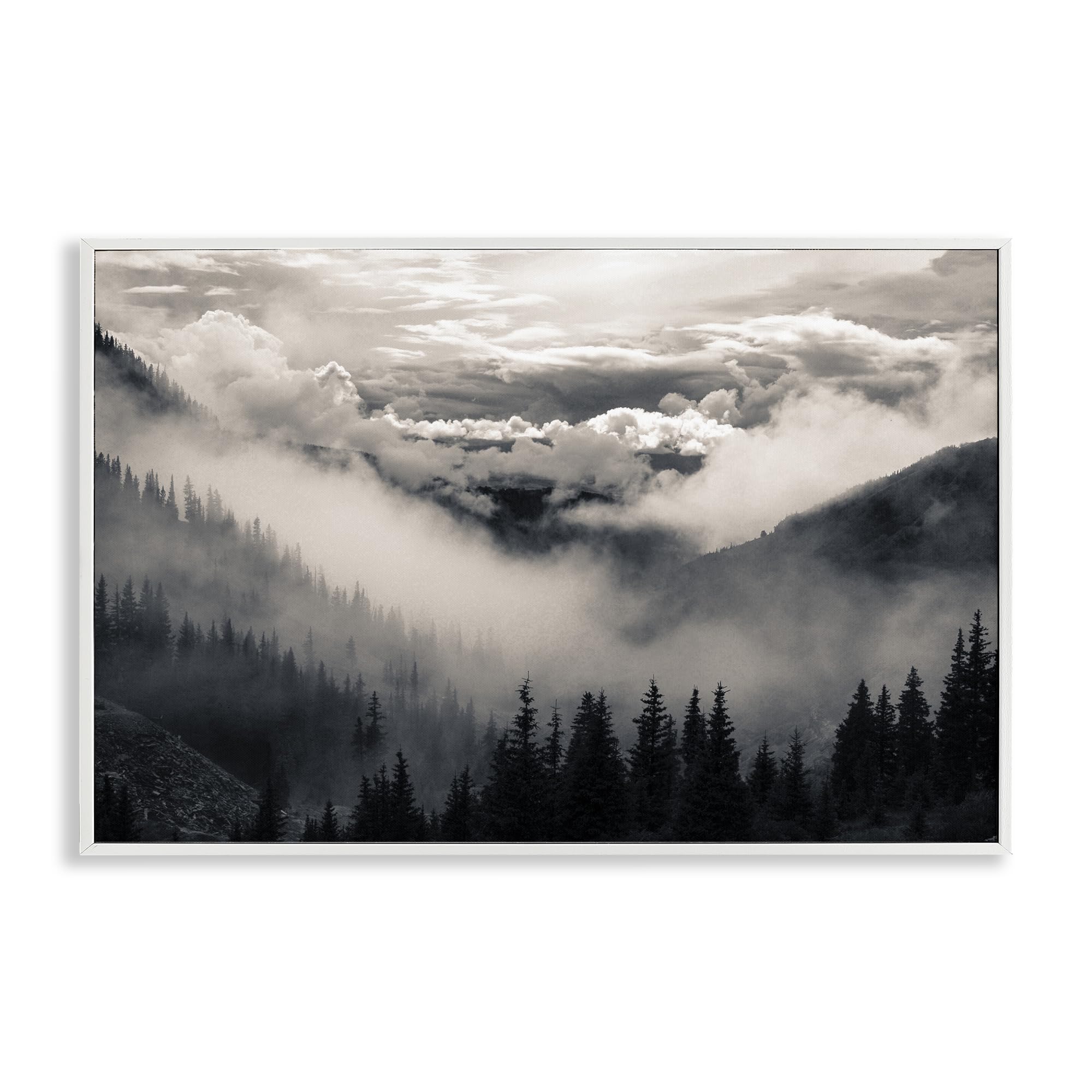 Art giclée Decent Exposures avec cadre blanc Stupell pour une ambiance zen de chambre