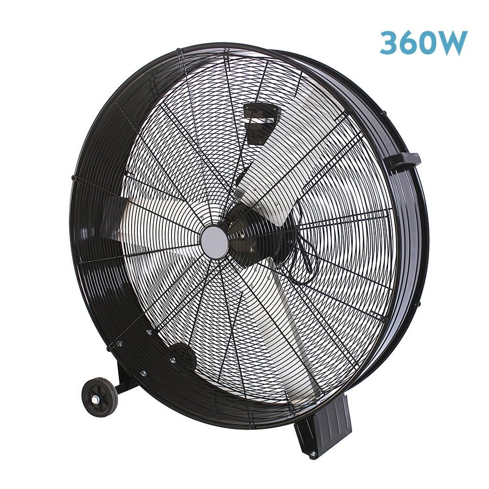 ABRILA ventilateur de plafond Ventilador Industrial Maximum 360w noir 87D