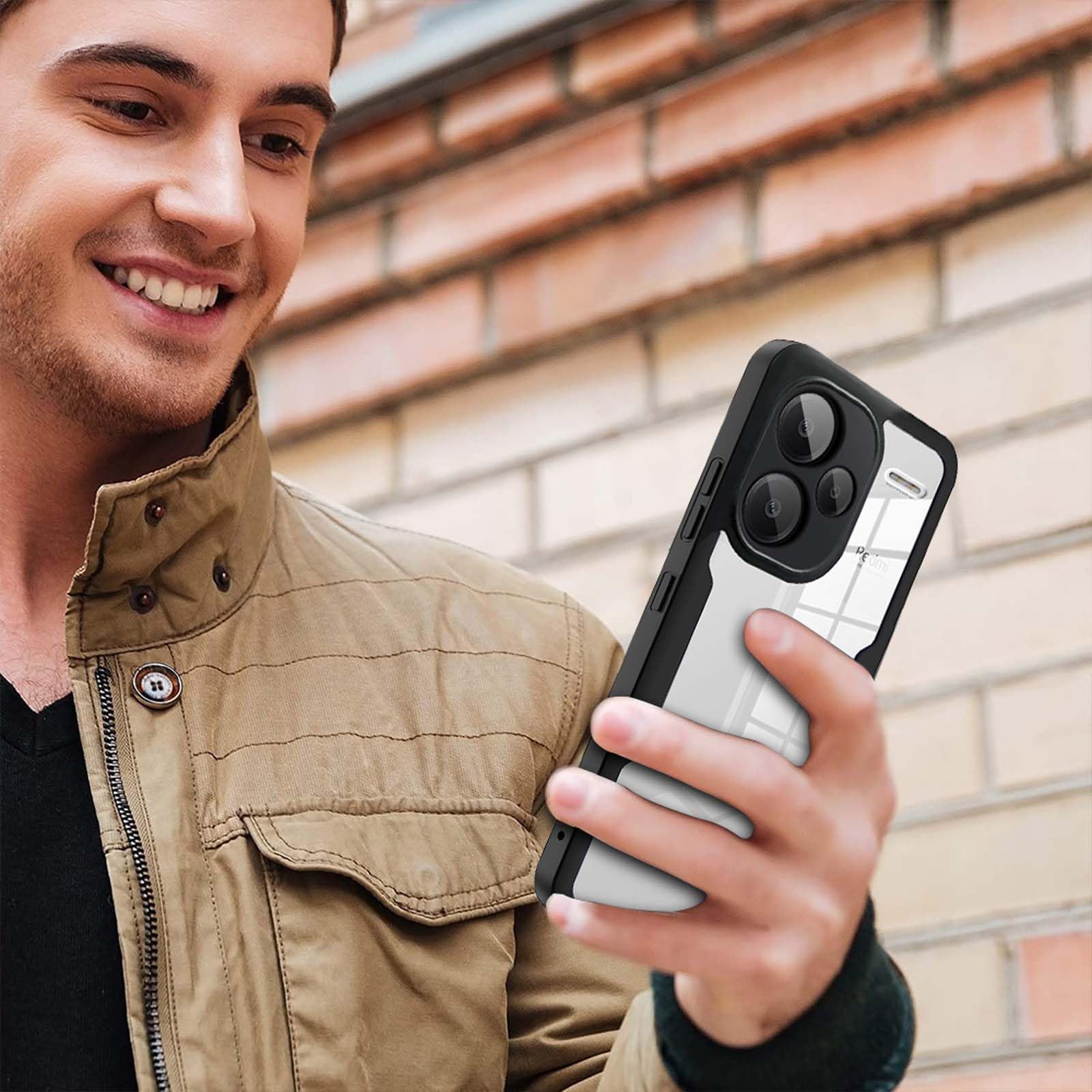 Yoedge Cover for Xiaomi Redmi Note 13 5G 6.67 Inches, 360 Degrees Full