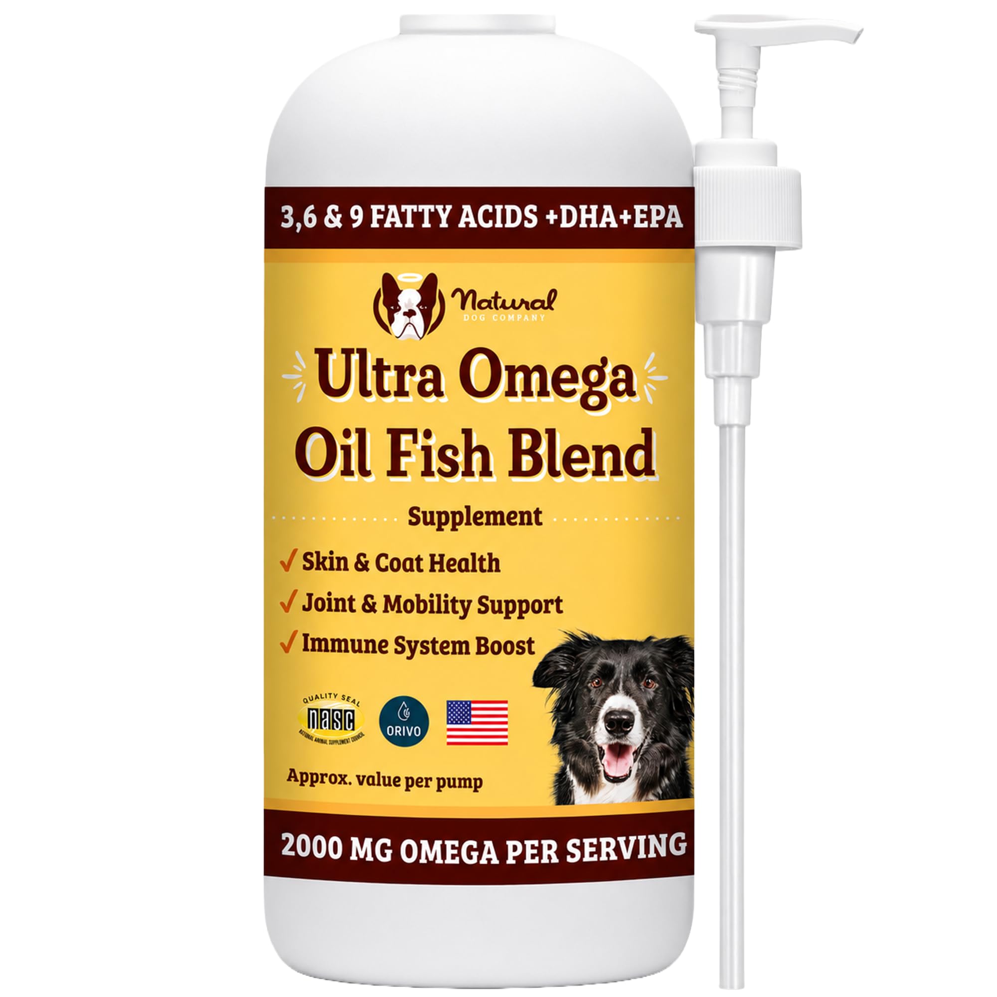 Natural Dog Company Ultra Omega Oil for Dogs