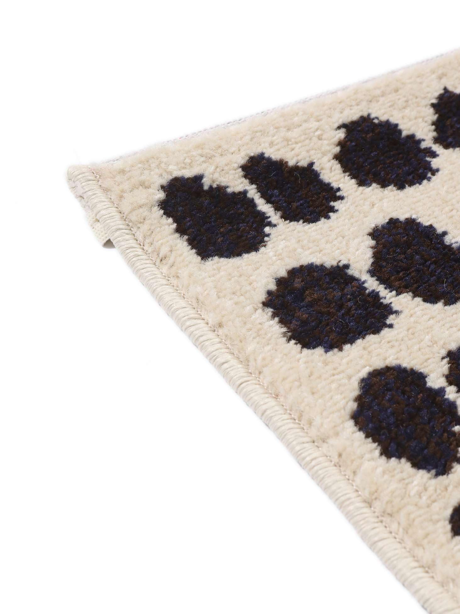 RugVista Square Teppich, 80 x 300 cm, Beige/Dunkel Blau