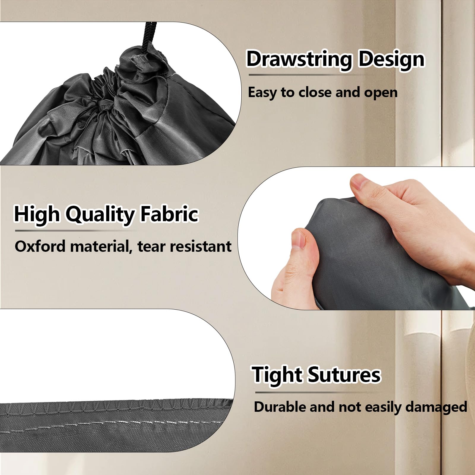 Sacco portabiancheria da viaggio, piccolo con cerniera, impermeabile, da viaggio, per biancheria sporca, costumi da bagno, lavabile, per campeggio, Dry Wetbag, adatto per il fitness (blu marino