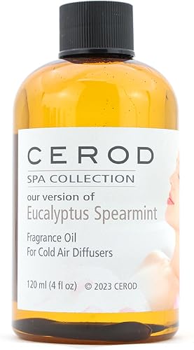 CEROD Colección SPA - Aceite de fragancia de eucalipto menta verde para difusores de aire frío - Aromas de aceite de aromaterapia para el hogar y la