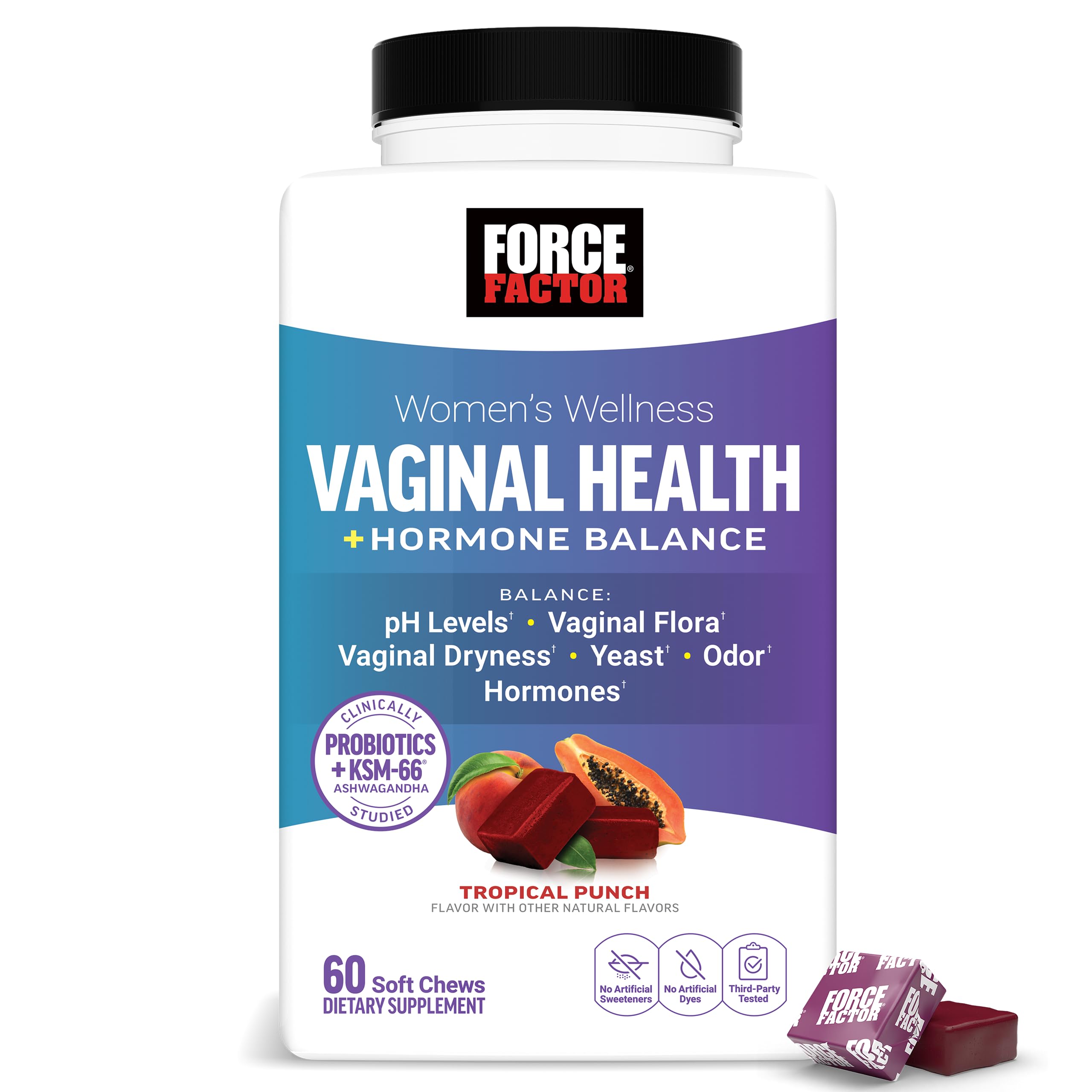 Force Factor Vaginal Health Probiotic Supplement for Women