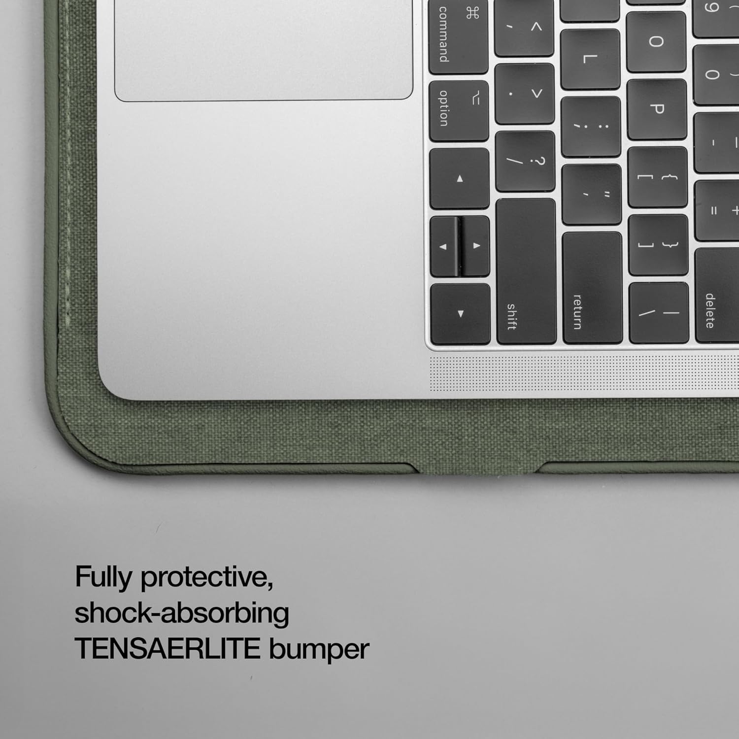 Incase ICON Sleeve with Woolenex - MacBook Pro 14 inch Case - 2024, 2023, 2022, 2021, M4, M3, M2, M1 - Fitted MacBook Case, Laptop Sleeve, Hard Cover, Durable, Lightweight - Huntmaster Green