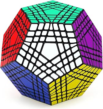 Magic Cube Puzzle Toy, Megaminx Cube Pentagon Decahadron Classroom Speed Cube - 7x7x7 Cube Brain Teaser Game