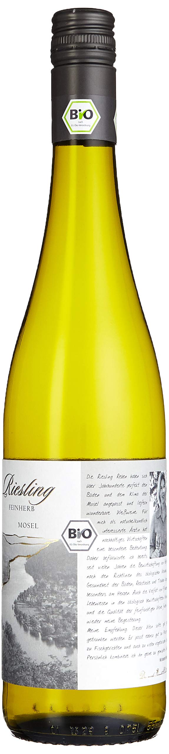 Bio mit Gesicht Riesling Weißwein (6 x 0,75l)