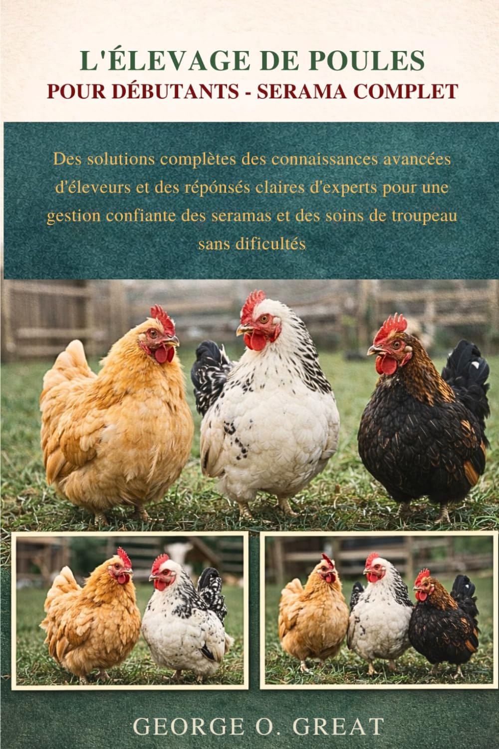 L’ÉLEVAGE DE POULES POUR DÉBUTANTS – SERAMA COMPLET: Des solutions complètes, des connaissances avancées d’éleveurs et des réponses claires d’experts ... et des soins de troupeau sans difficultés