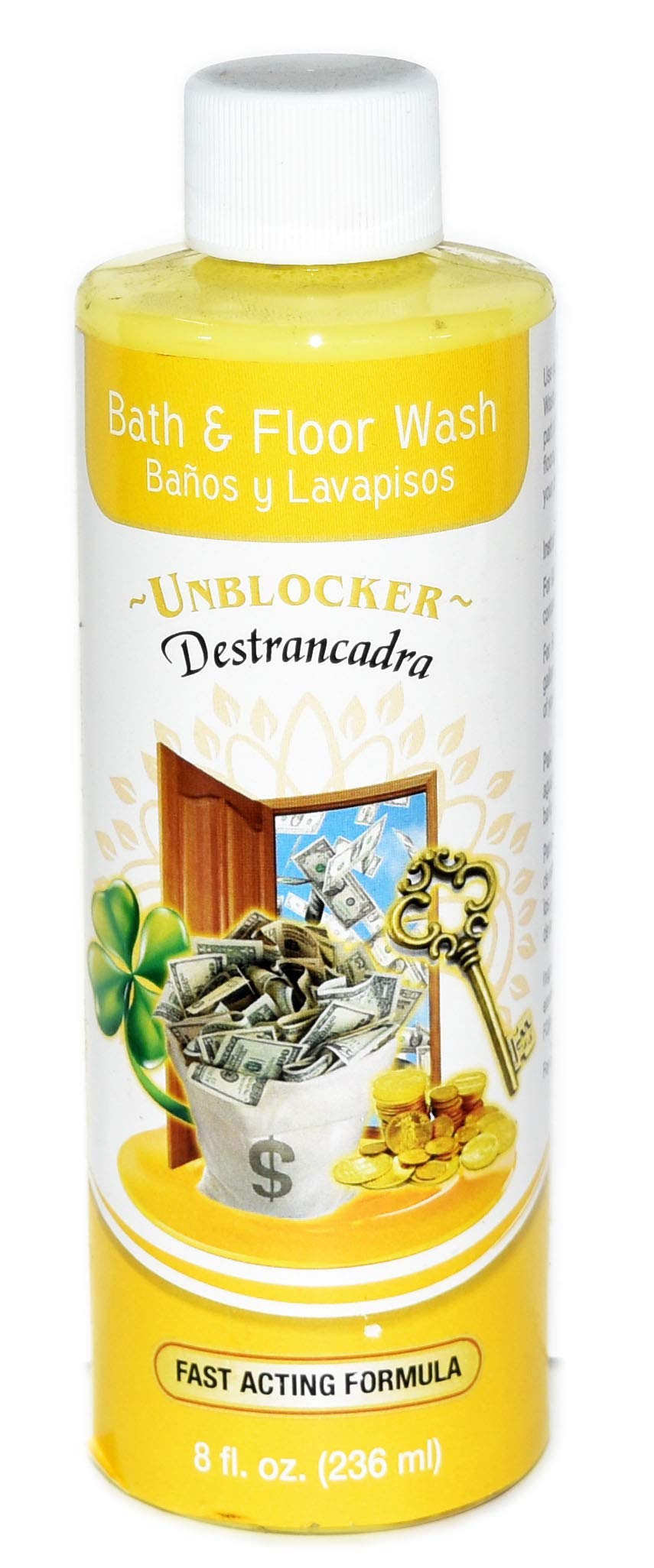 1 BOTTLE UNBLOCKER BATH DESTRANCADRA BANO Y LAVAPISOS 8OZ - SPIRITUAL MAGICK PAGAN WICCA