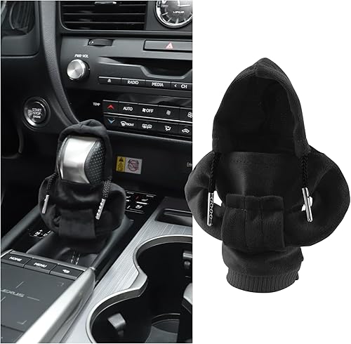 Funda para palanca de cambios de automóvil, funda con capucha para decoración de automóvil, cubierta de palanca de cambios de ajuste universal,