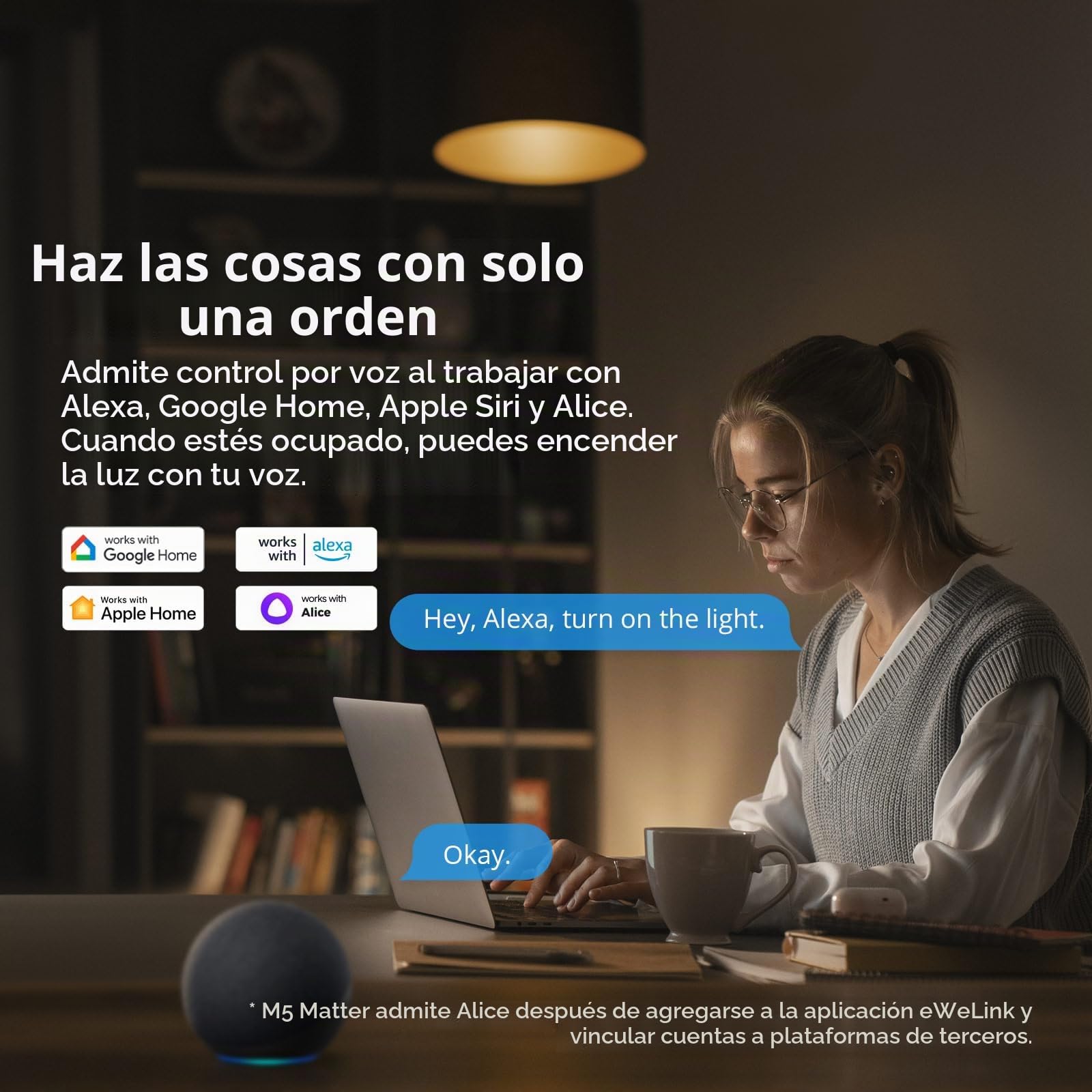 SONOFF M5-2C-80W (Matter) Interruptor de luz Inteligente, Interruptor de Pared Wi-Fi Alexa, Interruptores de luz eléctrica, 2 Canal, Compatible con Alexa and Google Home [Cable neutro requerido]