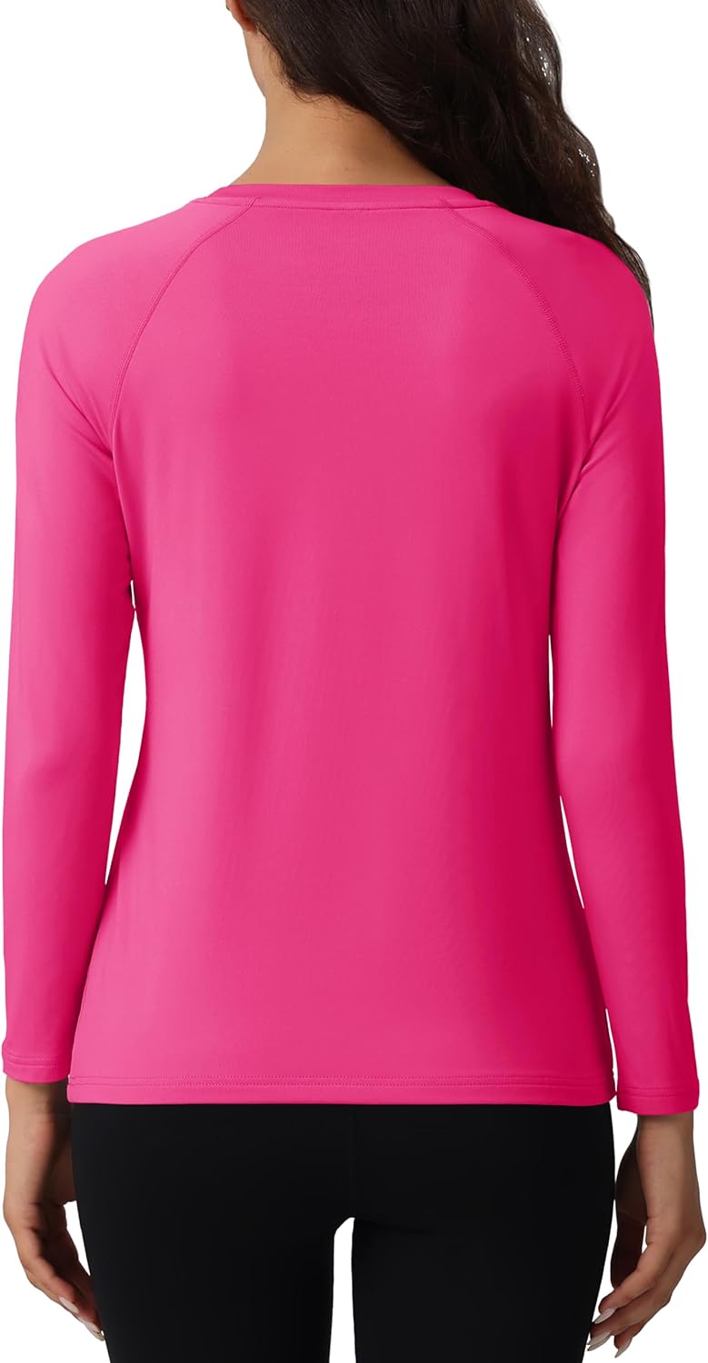 MAGCOMSEN Women's Thermal Shirts Fleece Pullover Long Sleeve Undershirt Tops Warm Workout Winter Base Layer - Image 6