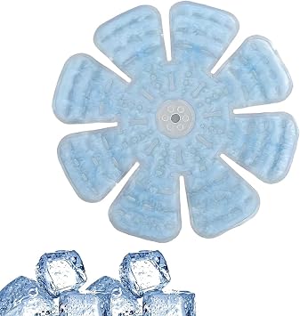 9.8" Reusable Head Ice Pack Hat, Gel Cooling Pads for Hard Hats, Helmets & Summer Caps, Cooling Hat Inserts for Migraines & Heat Stroke, Ideal for Golf, Riding & Outdoor Activities 1PC