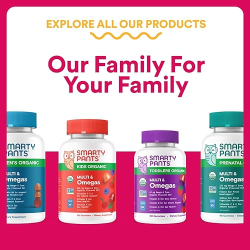 Miniatura 12 de SmartyPants Gomitas multivitamínicas para mujer - Fórmula mejorada Omega 3 (DHAEPA), metilfolato, CoQ10, vitamina D3, C, vitamina B12, B6, A, K y