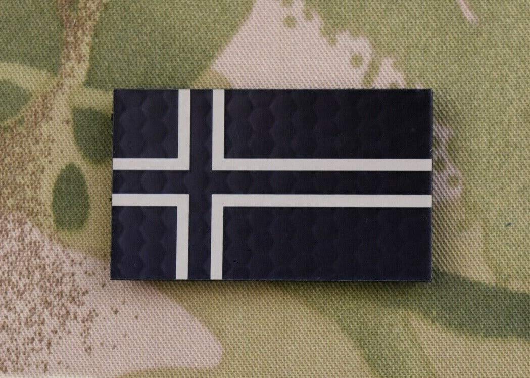 Mini Infrared Subdued Norway Mini Infrared Subdued Norway Flag Patch FSK NORSOCOM Hærens Jegerkommando IRFlag Patch FSK NORSOCOM Hærens Jegerkommando IR