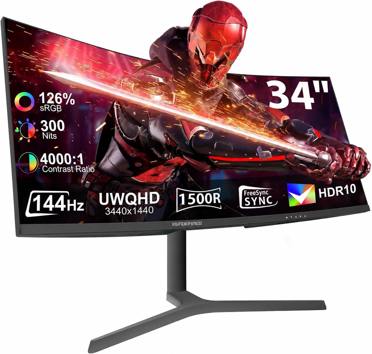 Amazon.com: 34 Inch Curved Monitor 180Hz, UWQHD 3440x1440p