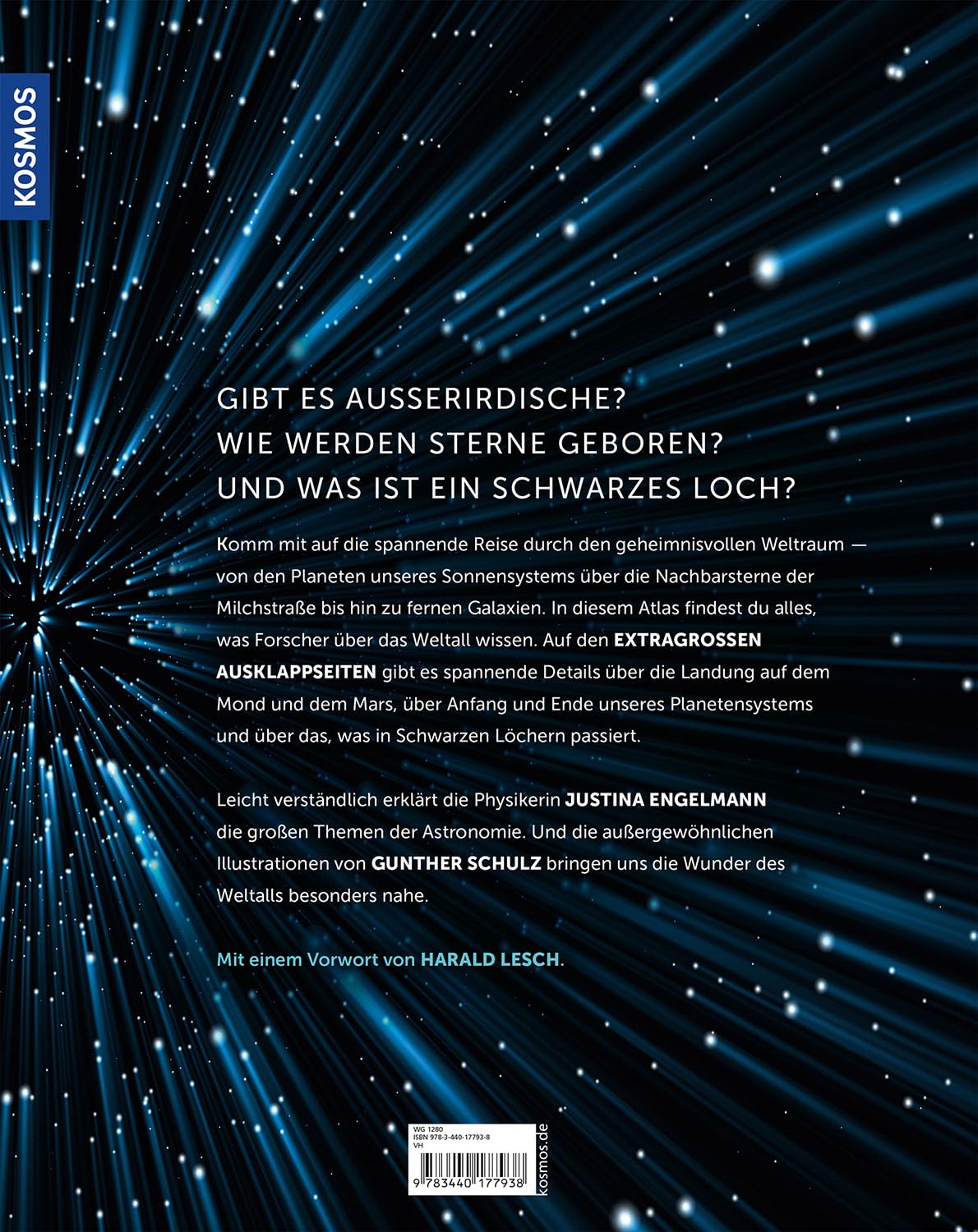 Mein großer Kosmos Weltraumatlas: Alles über Planeten, Sterne und Galaxien! Mit extragroßen Seiten zum Ausklappen und einem Vorwort von Harald Lesch - Kosmos, die Nr. 1 im Bereich Astronomie!