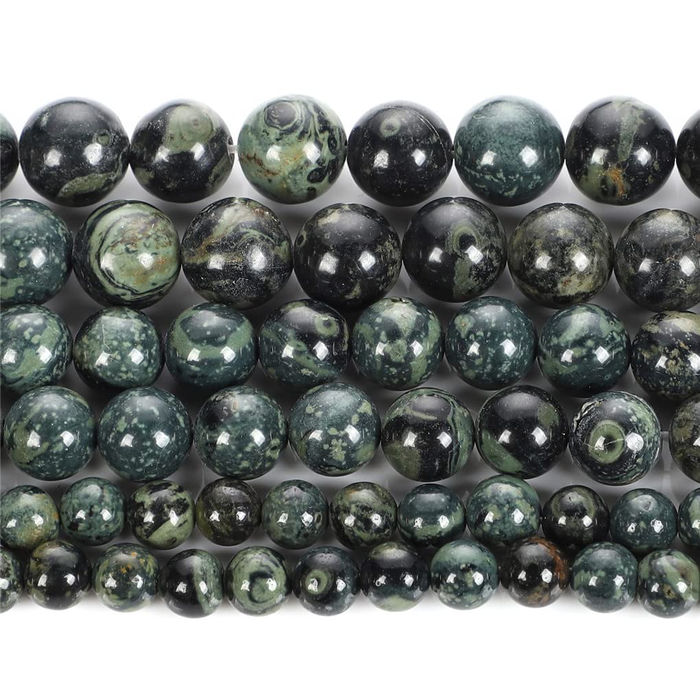 Perles en pierre naturelle jaspe 12mm pour réparer et personnaliser vos bijoux cassés