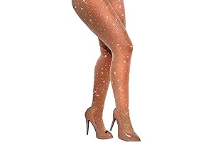 Jeweled Fishnet Tights: Sexy and Shimmering