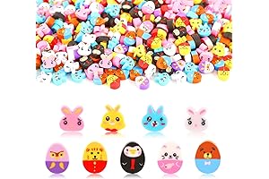 Cute Mini 9 Styles Easter Pencil Erasers for Kids