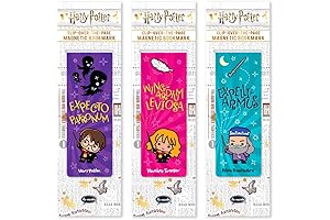 Re-Marks Harry Potter Jumbo Magnetic Bookmarks, Set of 3