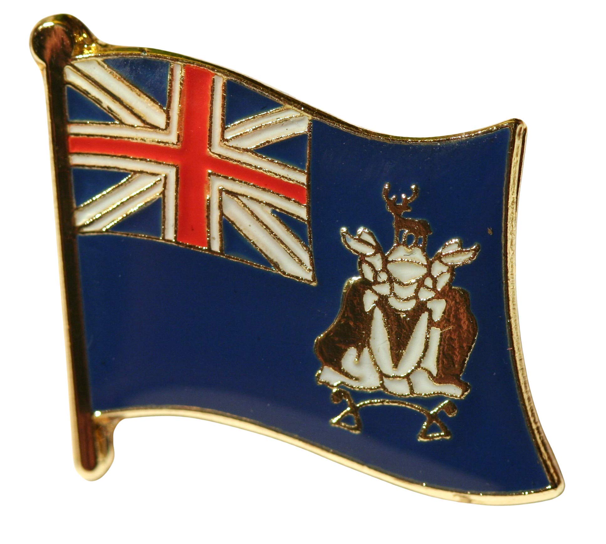 Buxton's Badges Multiple South Georgia And The Sandwich Islands Flag Pin Badge