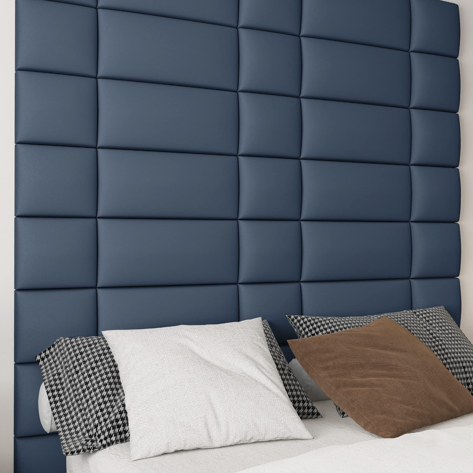 Art3d Adjustable Wall Mounted Upholstered Headboard for King, Twin