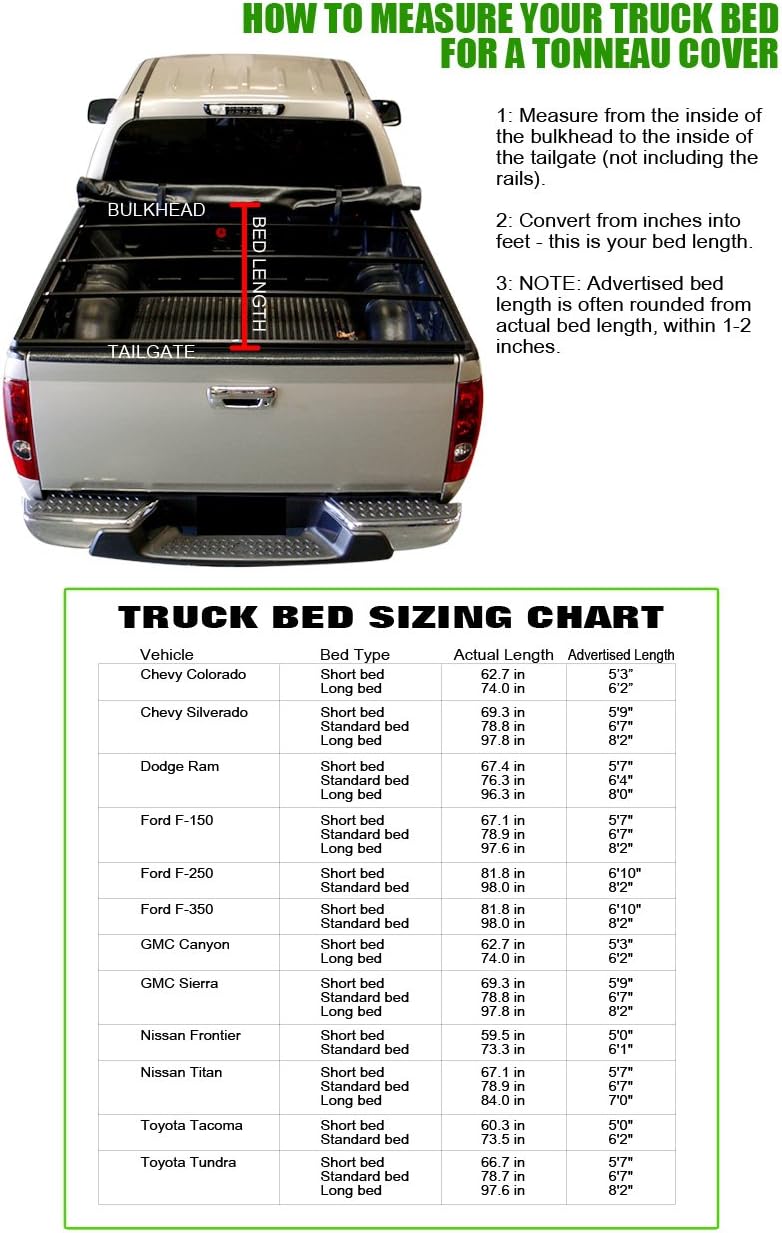 Roll-Up Soft Tonneau Cover 09/10-14 DODGE RAM 1500/2500/3500 6.5 ft 76" CAB BED