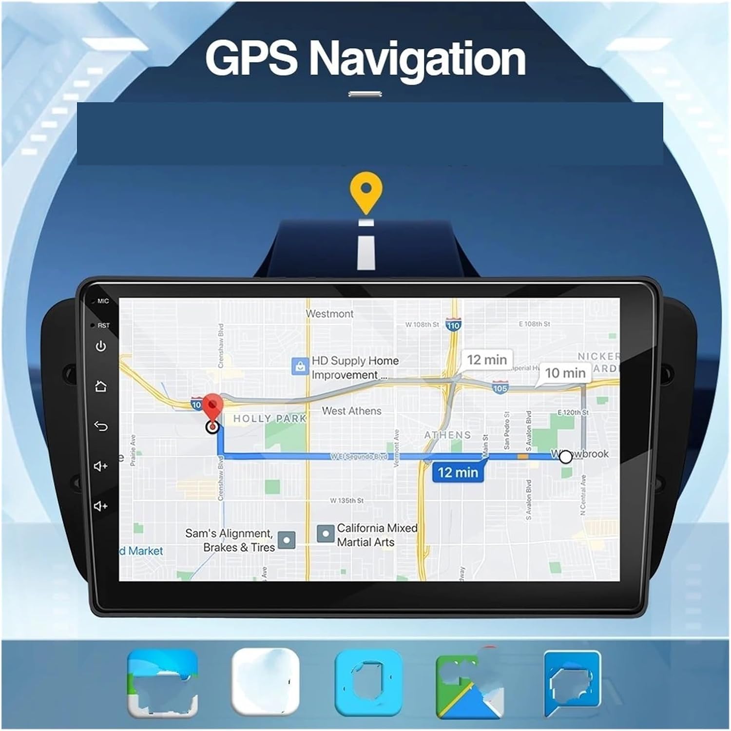 Androidカーラジオ、シート用、イビサ用、mk4 6J 【電池】 2008-2015、マルチメディアプレーヤー、CarPl