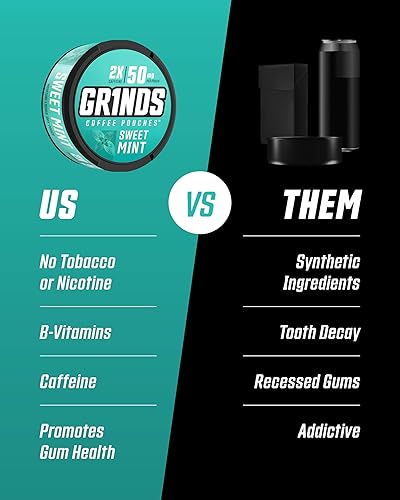 Miniatura 69 de Bolsas de café Grinds 3 latas de vainilla Sin tabaco, sin nicotina alternativa saludable 18 bolsas por lata