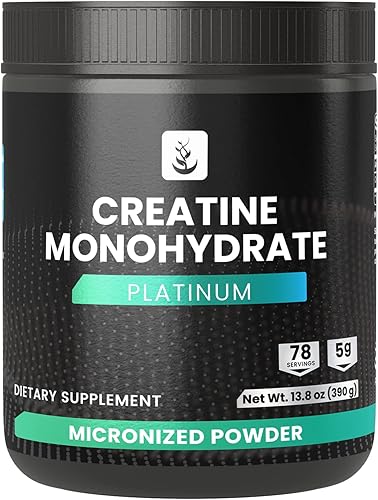 PURE ORIGINAL INGREDIENTS Monohidrato de creatina en polvo, 13.8 onzas, suplemento dietético, micronizado