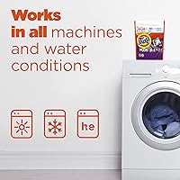 Vista 7 de Tide PODS - Cápsulas de jabón de detergente para ropa, Spring Meadow, 37 unidades (paquete de 3 bolsas), total de 111 unidades, compatible con HE