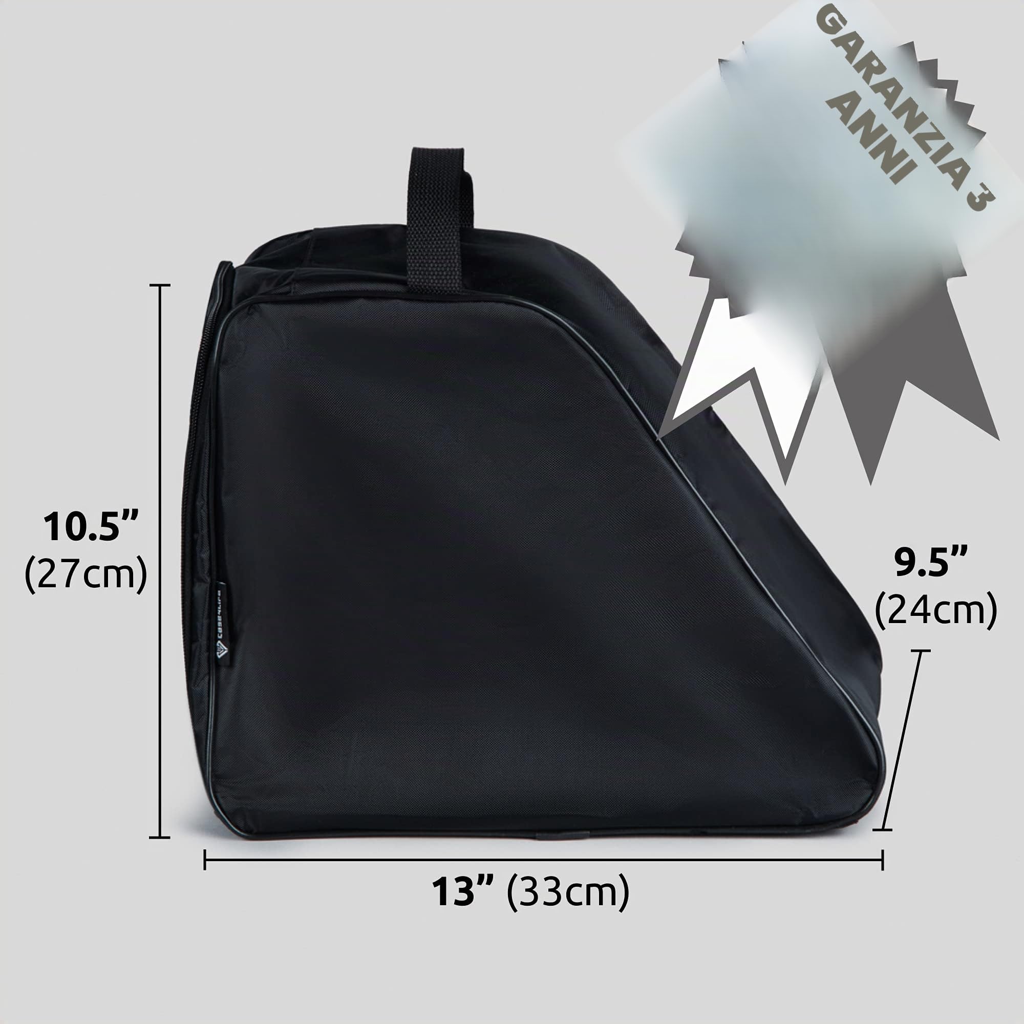 Case4Life Nero Borsa Sacchetto Resistente all’Acqua per Scarpe da Trekking Escursionismo Stivali - Garanzia a Vita