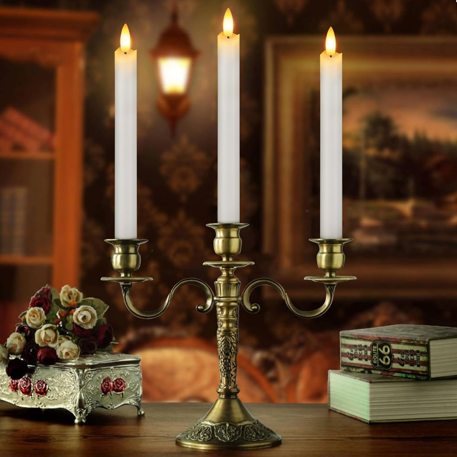  Flameless Taper Candles Battery Operated Candles Window Candle 8 Pack thumbnail