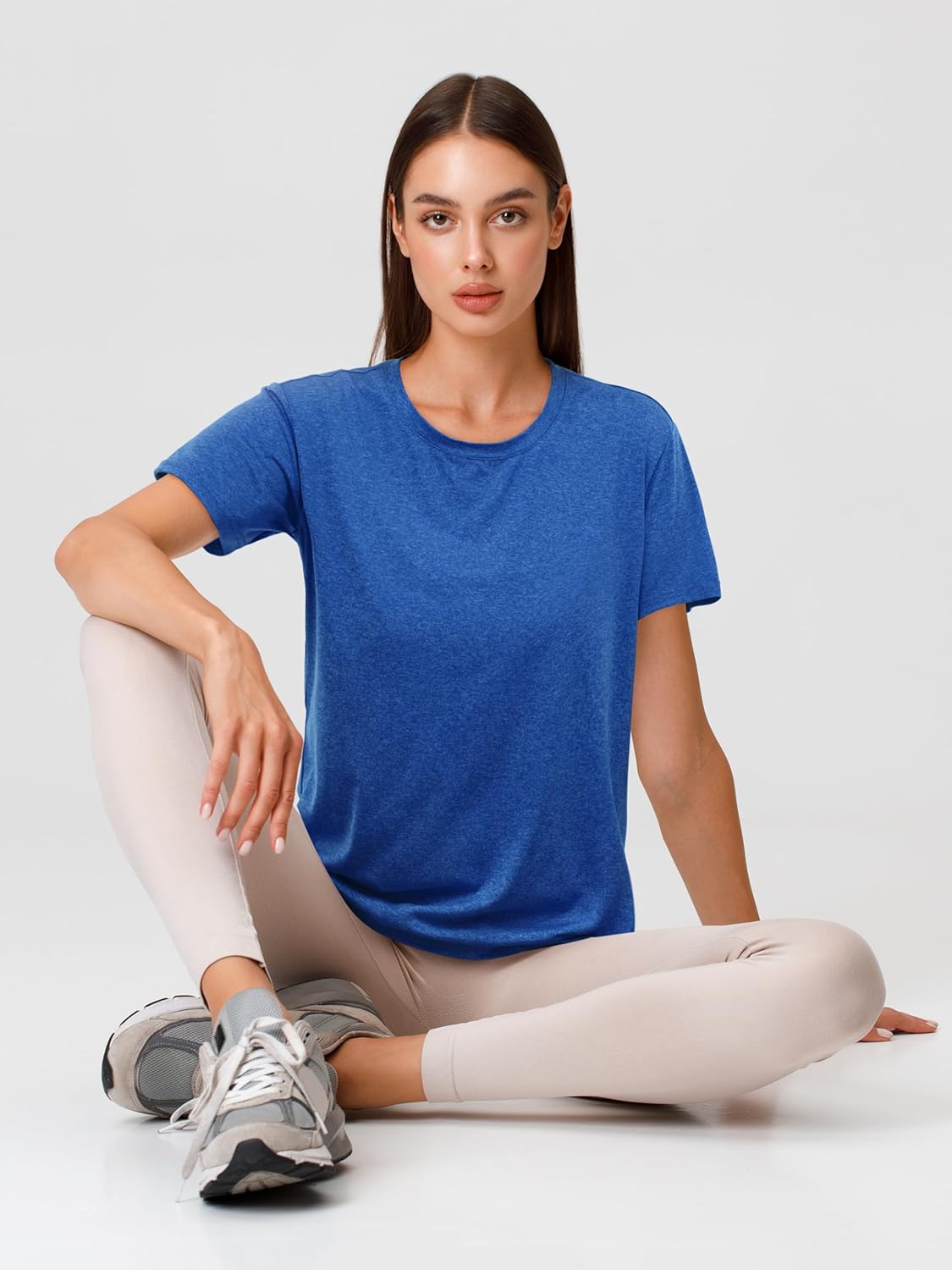 URATOT Women's Short Sleeve Moisture Wicking Athletic Gym T-Shirts Workout Shirts for Women Dry-Fit Summer Tops