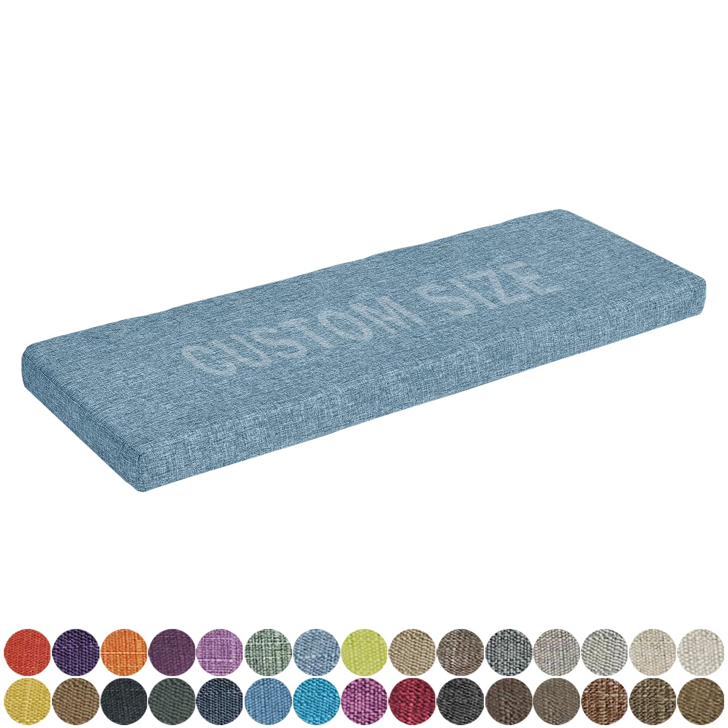 Coussin en mousse haute densité pour soulager les fesses sur banquette en bois dure