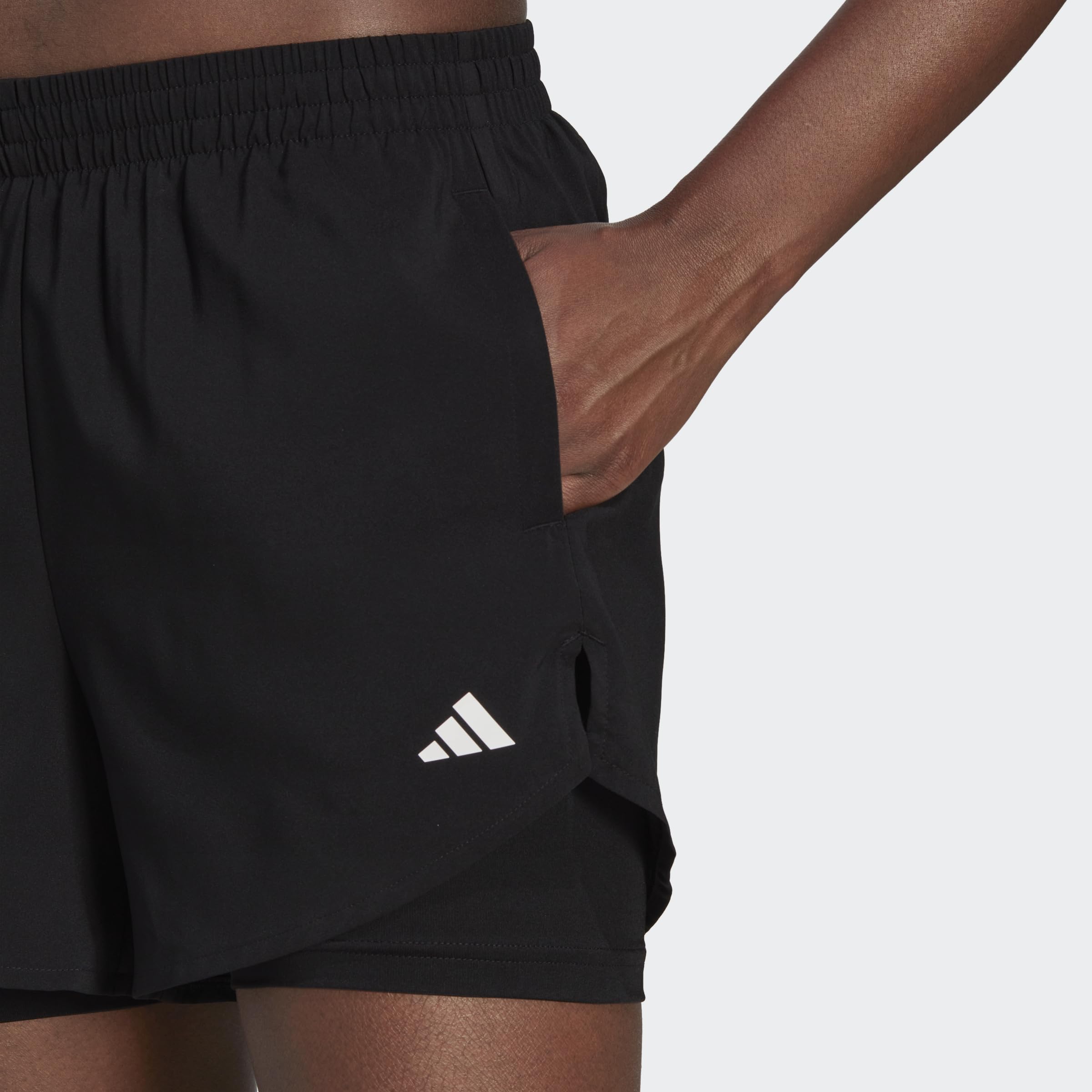Adidas Mujer AEROREADY Made for Training Minimal Two-in-One Shorts
