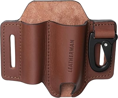 LEATHERMAN, Ainsworth EDC Premium Leather Sheath, Brown, Large