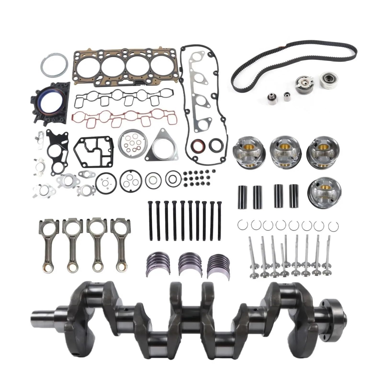 Zestaw cylindra do tuningu 2.0TDI Enigne remont przebudowa oraz zestaw tłoka i łożysk z drążkami wału korbowego pasuje do zestawu silnika wysokoprężnego Amarok Pickup 2.0L