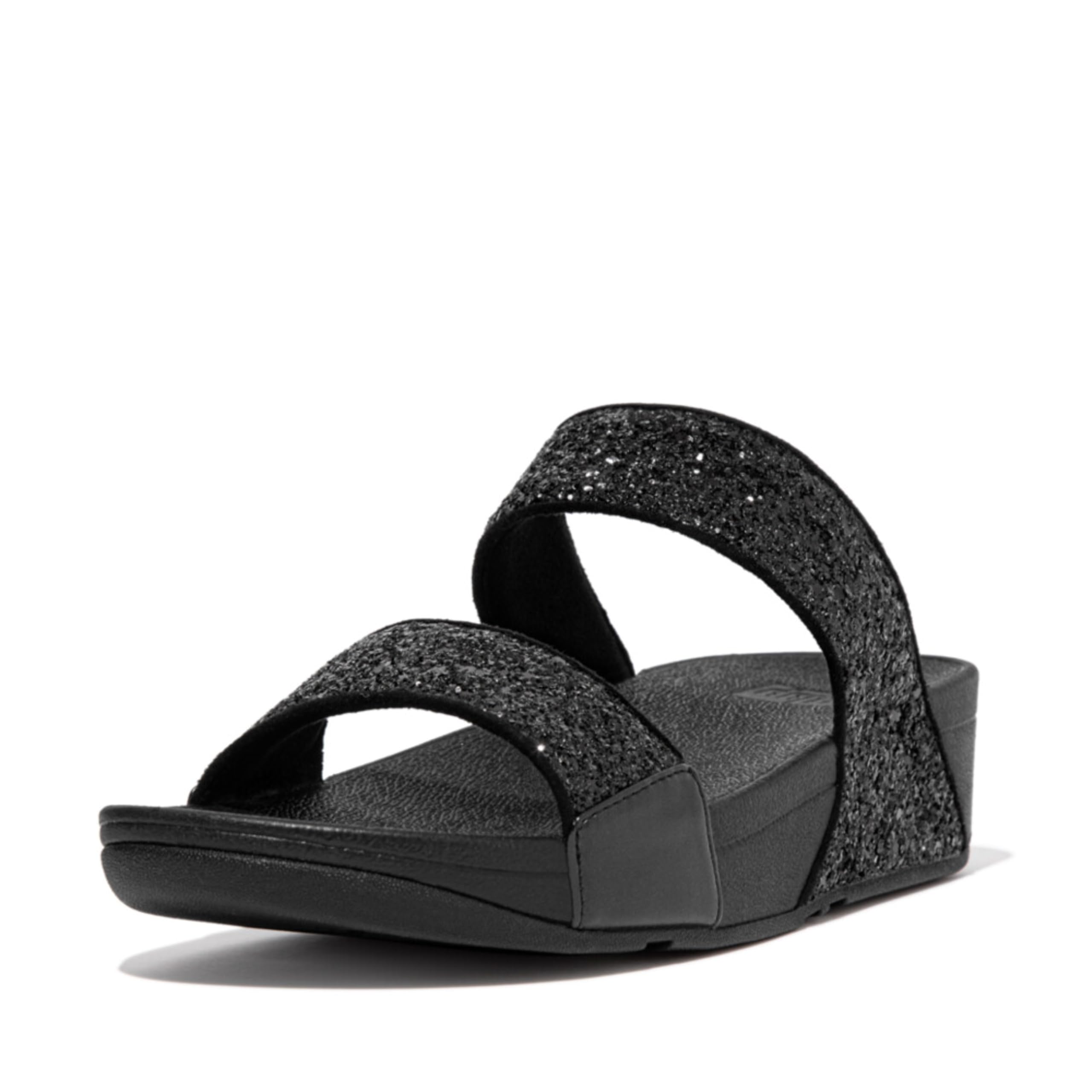 Women's Lulu Glitter Slides, Summer Sandal - Lightweight & Comfortable with Natural Arch Support